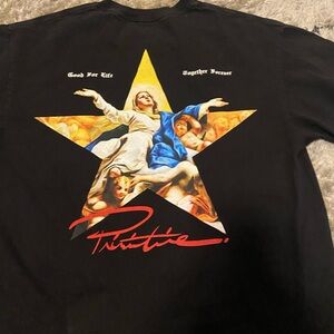 Primitive Black Tee with Red Signature men’s size large